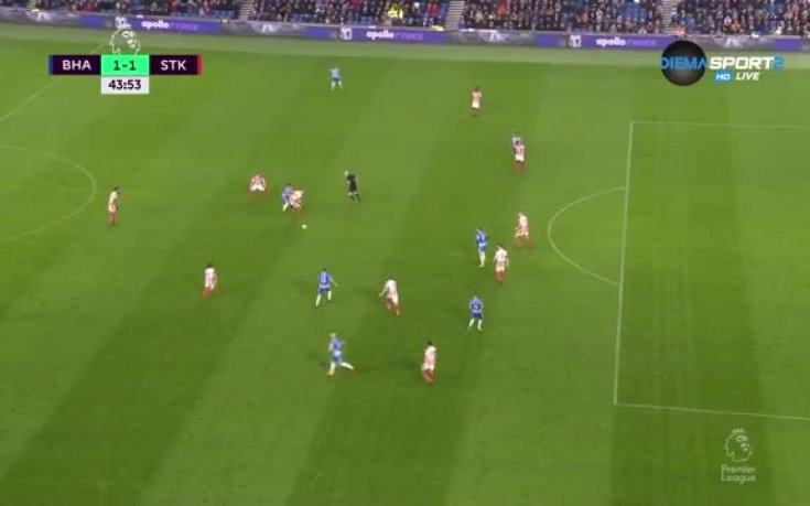 Брайтън изравни след страхотно солово изпълнение на Дейви Прьопер