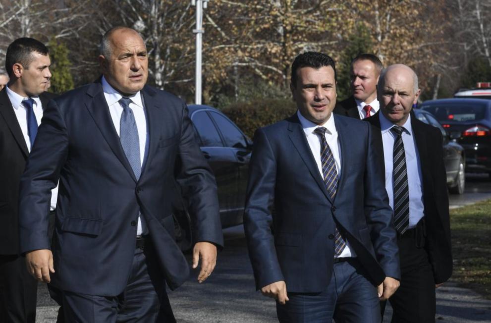 Премиерът Бойко Борисов и македонският му колега Зоран Заев