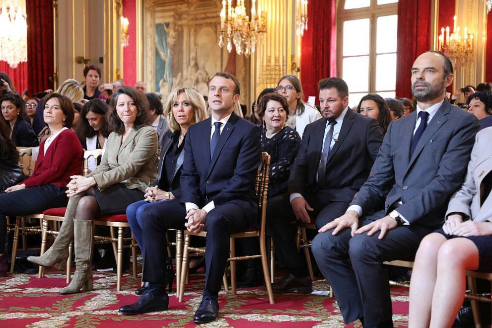 Френският президент Еманюел Макрон представи инициатива срещу насилието и тормоза над жени