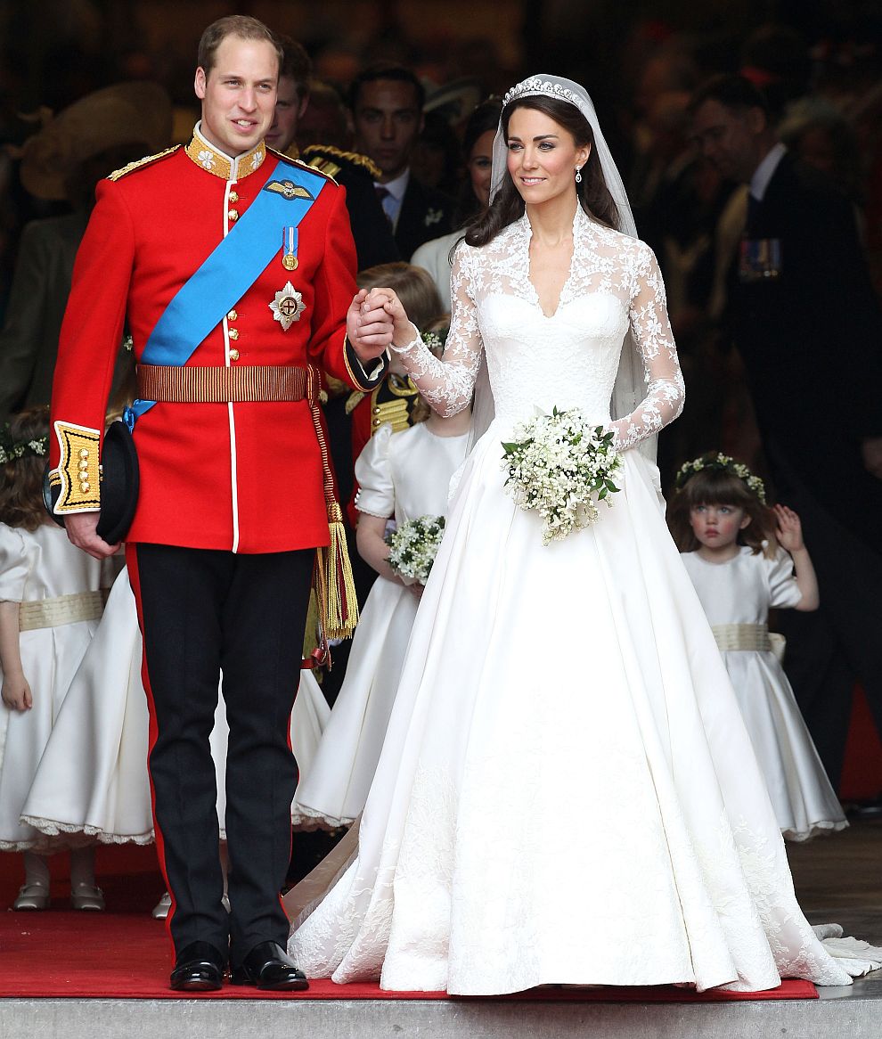  Кадър от сватбата на принц Уилям и Кейт Мидълтън 