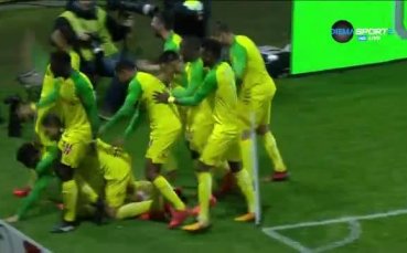 Сент Етиен и Нант си поделиха по едно полувреме, взеха и по точка