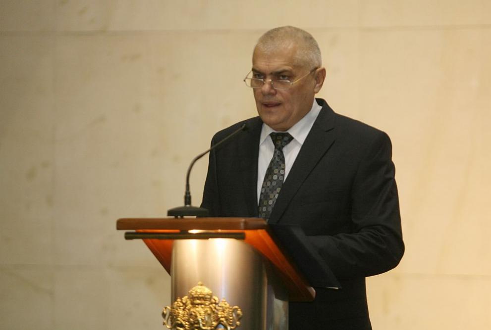 Министърът на вътрешните работи Валентин Радев