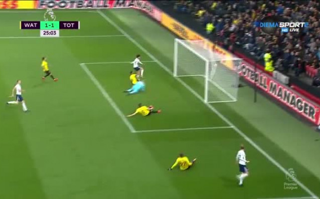 Тотнъм изравни резултата 1 1 при гостуването на Уотфорд от