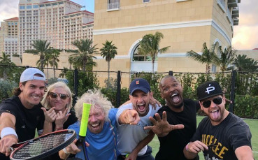 Григор поигра тенис и с голяма холивудска звезда