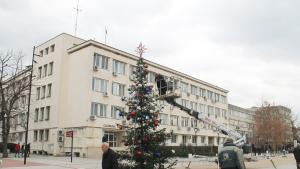 Празнични светлини в Търговище