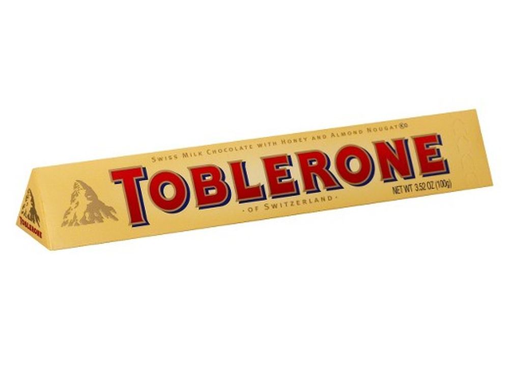 <strong>Toblerone</strong><br>
<br>
Ако се вгледате в логото на един от най-известните шоколади, ще видите, че сред нарисуваната планина се е скрила мечка. Мечката е символ на швейцарския град Берн – градът, в който се произвежда “Тоблерон“. В надписа на шоколада пък ще откриете вмъкнат тайно и градът Берн.