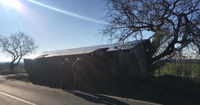 20 български граждани са пострадали при автобусна катастрофа днес в