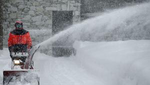 Франция сняг