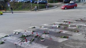 пешеходна пътека цветя