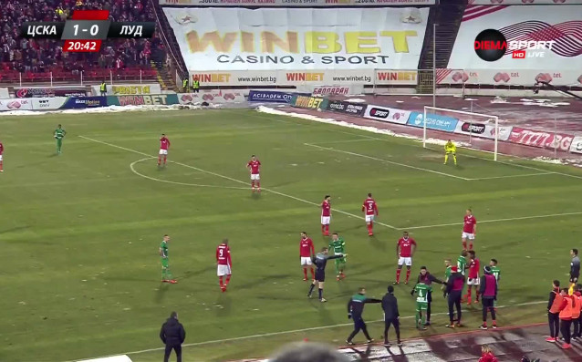 Първите искри в дербито избухнаха в 20 ата минута Една