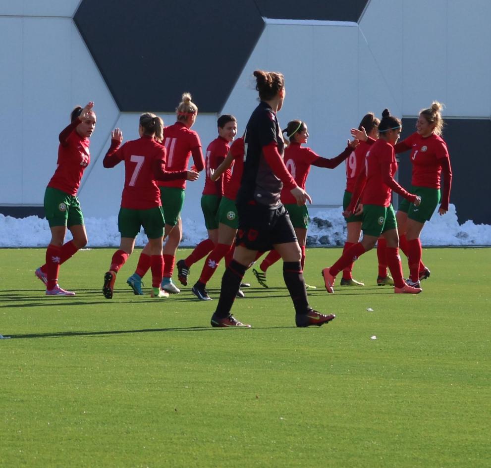 Национален отбор за жени: България - Албания 3:0