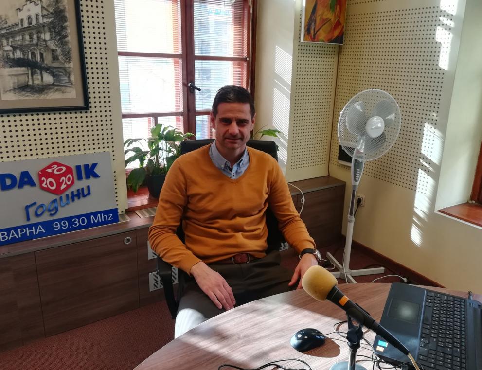 Треньорът на Черно море беше гост в предаването Морски гонг по Дарик радио