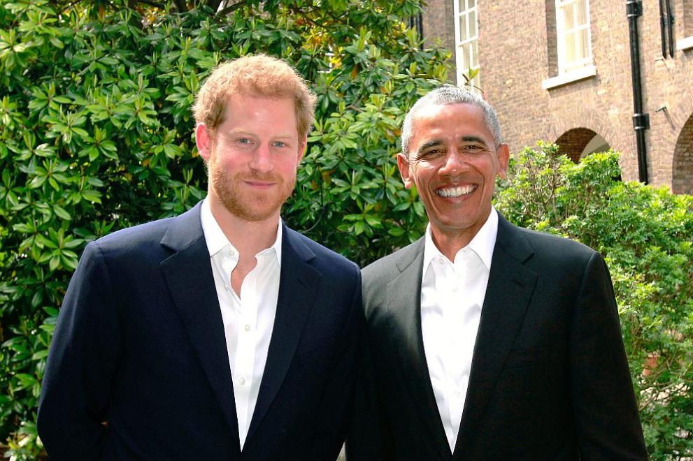 Принц Хари и Барак Обама