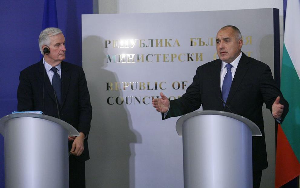 Премиерът Бойко Борисов се
срещна с главния преговарящ за излизането на Великобритания от ЕС Мишел Барние.