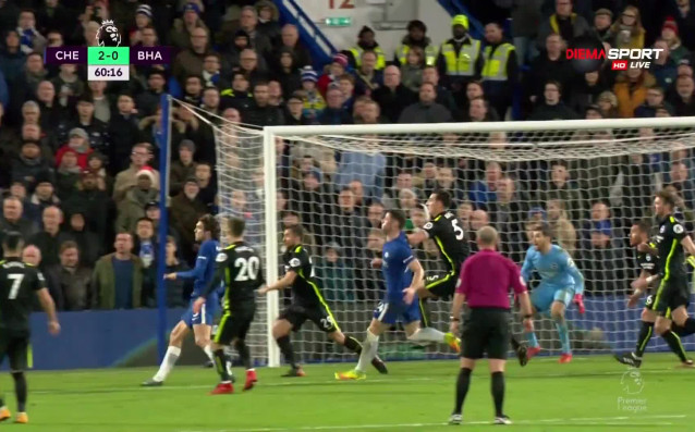 Маркос Алонсо съвсем успокои Челси при домакинството срещу Брайтън от