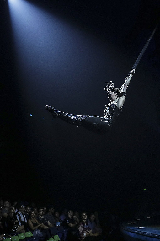 Представлението "Amaluna" на Цирк дю Солей в Рио де Жанейро, Бразилия