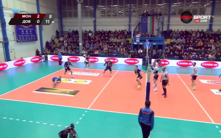 ВК Монтана - ВК Добруджа 3:1 /25:20, 26:24, 22:25, 25:19/