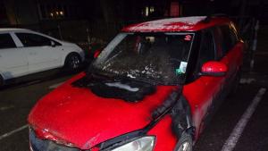 автомобил се запали в Благоевград