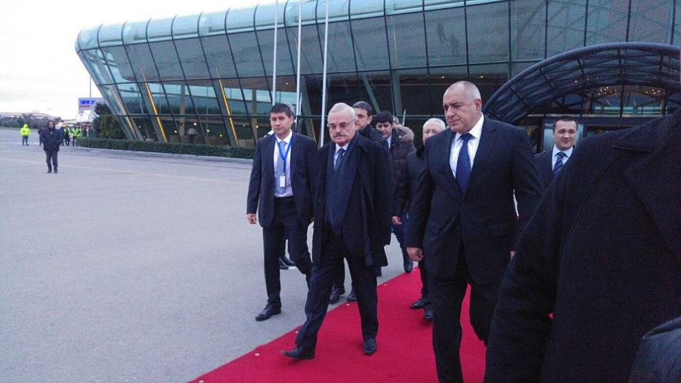 Премиерите на Азербайджан и България Артур Расизаде и Бойко Борисов откриха новата авиолиния Баку-София