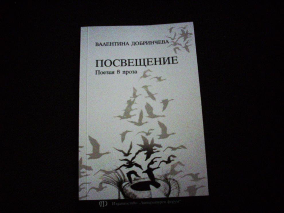 "Посвещение" е втората авторска книга на Валентина Добринчева