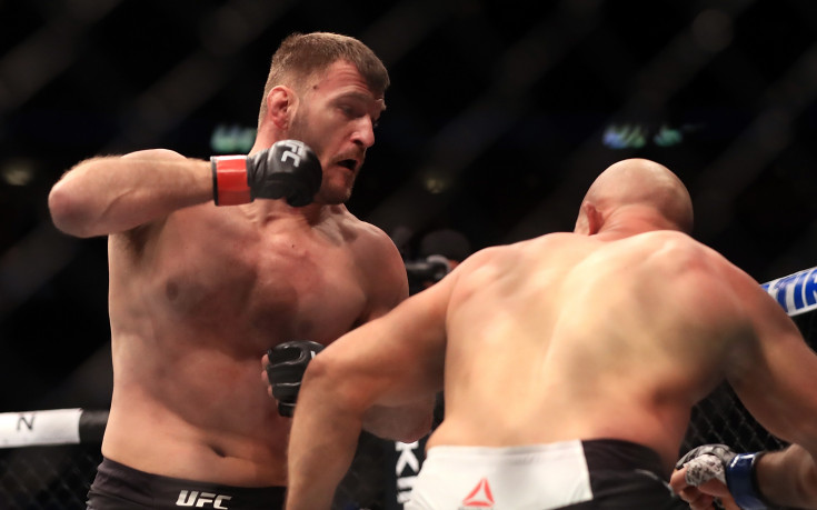 Стипе Миочич и Франсис Нгану очи в очи преди UFC 220