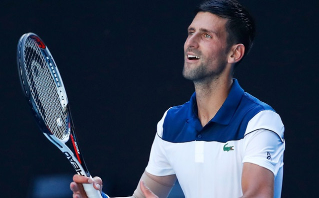 Сръбската тенис звезда Новак Джокович зарадва феновете които гледаха една