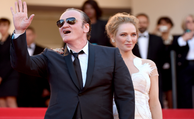  Ума Търман и Куентин Тарантино 