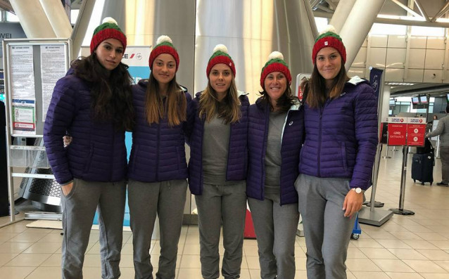 Женският ни национален отбор по тенис замина за участие в