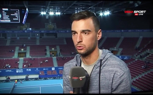 Младата надежда в тениса на България Димитър Кузманов даде своята