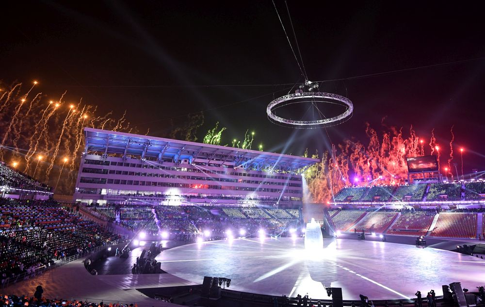 Церемонията по откриването на Зимните олимпийски игри в Пьонгчанг