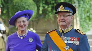 Принц Хенрик и датската кралица Маргрете Втора