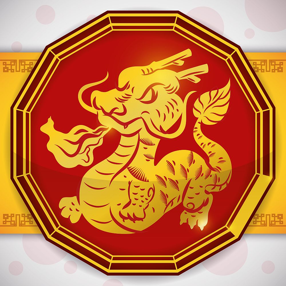 <u><strong>Дракон </strong></u><br>
<strong>Година на раждане:</strong> 1928, 1940, 1952, 1964, 1976, 1988, 2000, 2012, 2024<br>
Драконите - подвластни на единственото измислено животно в китайския зодиак, са щедри, уверени и харизматични.<br>
<strong>Щастливи цветове:</strong> златен, сребрист, бял<br>
<strong>Щастливи числа:</strong> 1, 6, 7