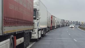 опашка от товарни коли на Капитан Андреево