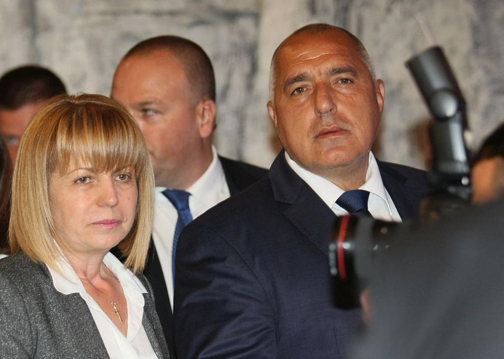 Премиерът Бойко Борисов и столичният кмет Йорданка Фандъкова