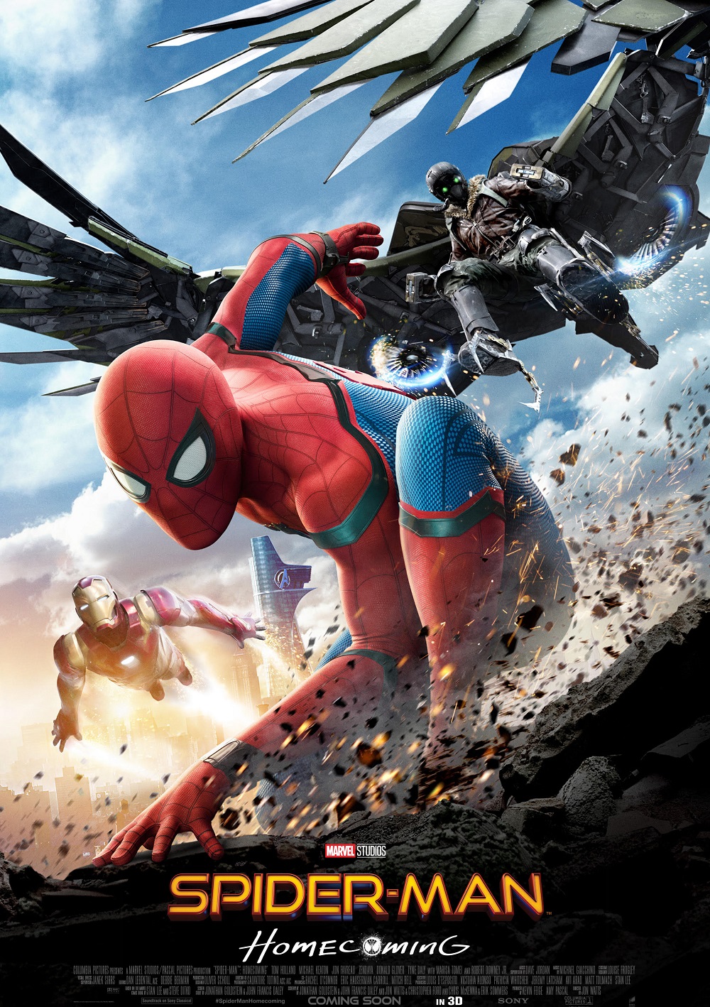 9. Spider-Man: Homecoming / „Спайдър-Мен: Завръщане у дома“ – Безспорно най-голямото събитие за последните три години, свързано с Marvel, беше споразумението между студиото и Universal, по силата на което Спайдър-Мен, вероятно най-популярният комиксов герой на Marvel в историята, се върна под тяхната филмова опека. Питър Паркър, изпълнен от младия Том Холанд, направи забележителен дебют в Captain America: Civil War и се сдоби с финансово успешен солов филм през миналата година, макар и неустоимо зловещият Майкъл Кийтън да го засенчи в ролята на антагониста.