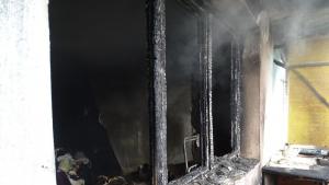 пожар в апартамент в Благоевград
