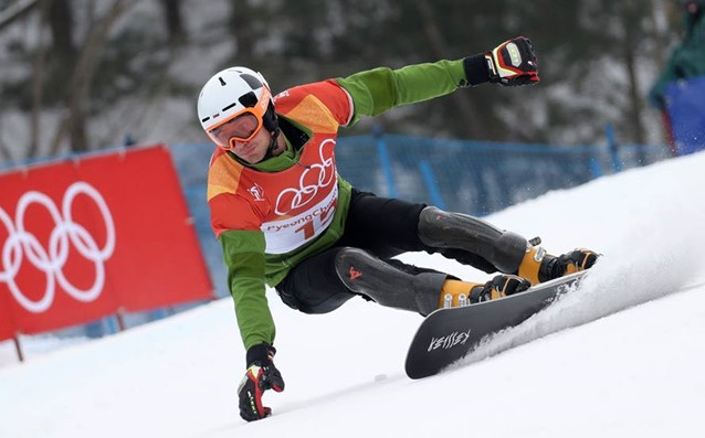 Сноубордистът Радослав Янков който отпадна още в квалификациите на Олимпийските