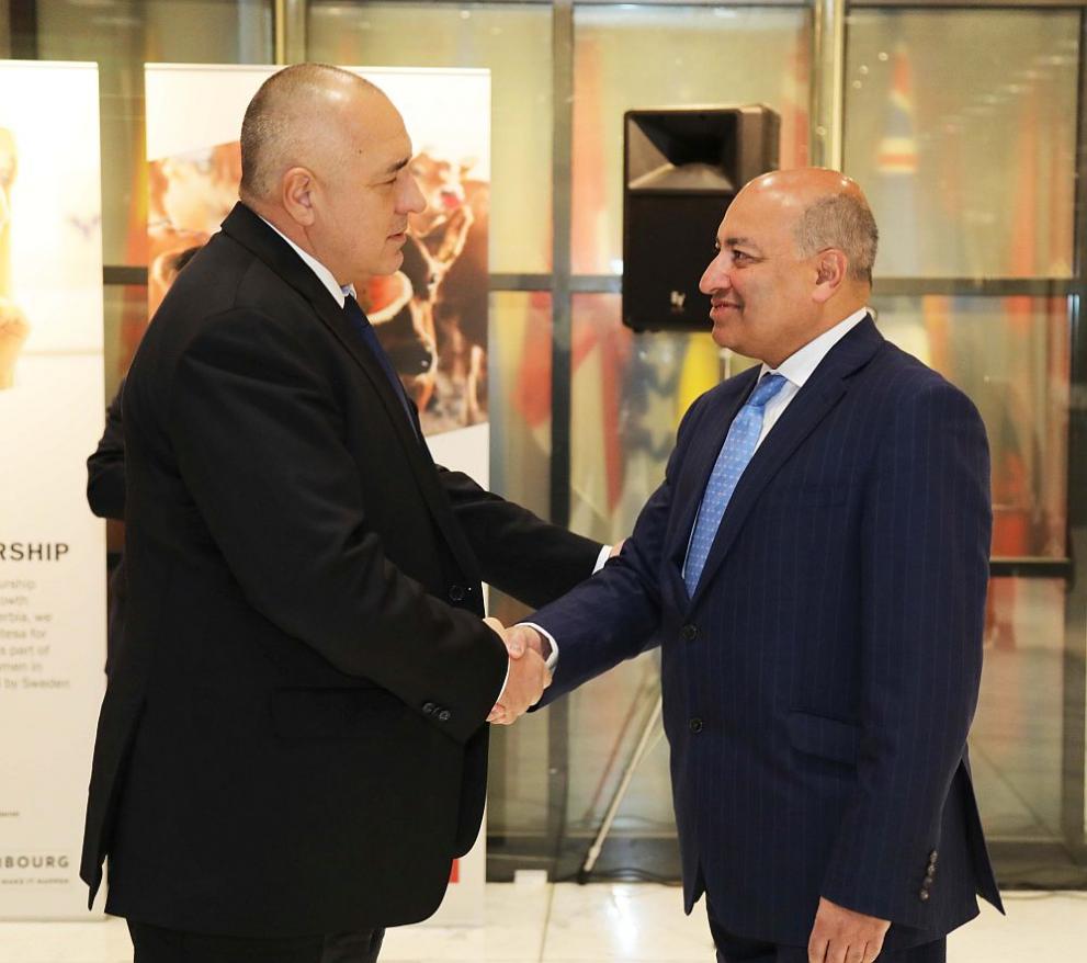  Бойко Борисов и ръководителят на Европейска банка за възстановяване и развитие Сума Чакрабарти 