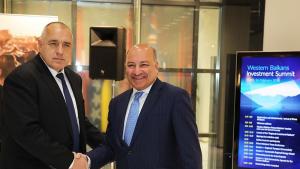 Бойко Борисов и председателят на ЕБВР Сума Чакрабарти