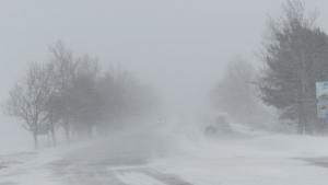 зимна обстановка в Русенкса област