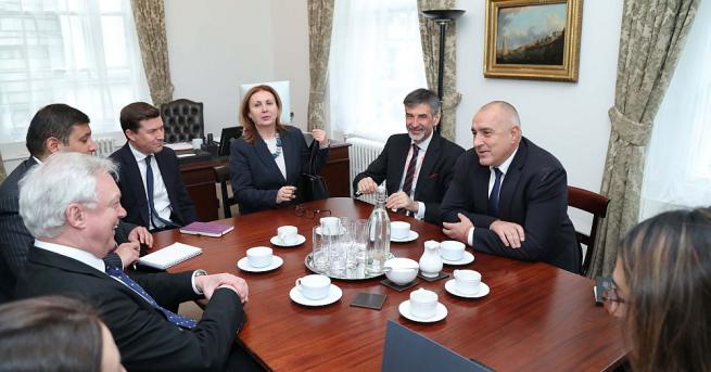 Министър председателят Бойко Борисов се срещна с представители на правителството на