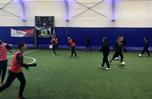 "Моряците" тренираха в зала