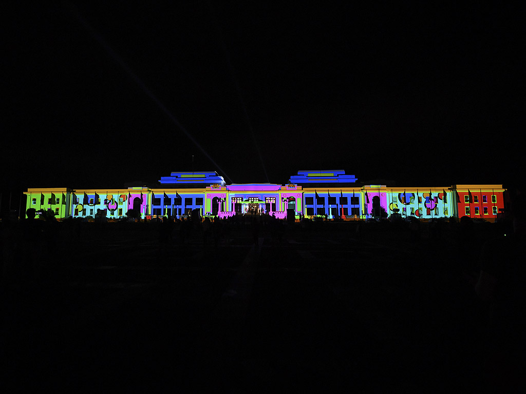 Фестивал на Светлината в Канбера, Австралия