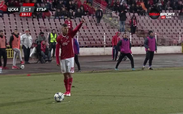 ЦСКА постигна много трудна победа с 2 1 над Етър