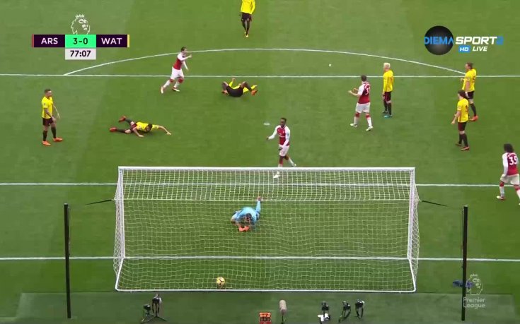 Оба-Оба и Мхитарян размениха ролите за гол на Арсенал