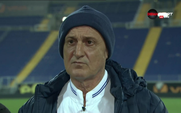 Старши треньорът на Левски Делио Роси реагира спокойно на равенството