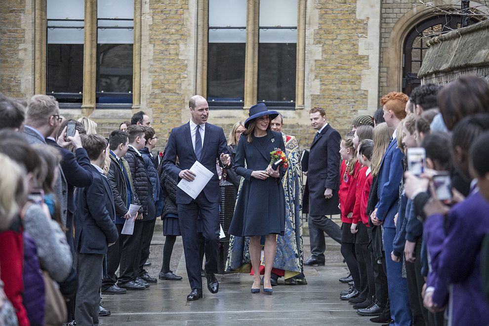 Принц Уилям и херцогиня Катрин на тържественото честване на Деня на Общността на нациите