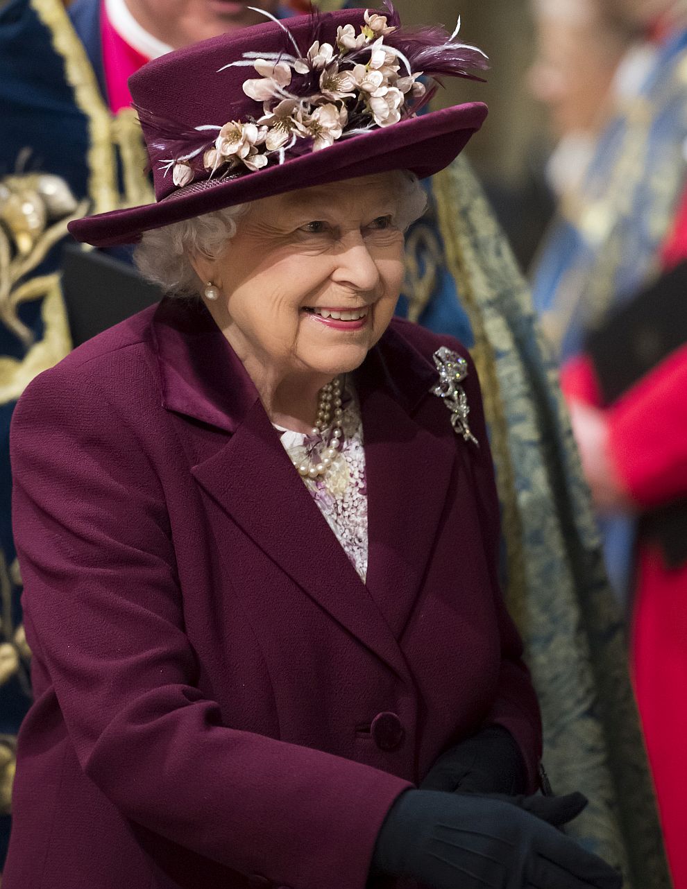 Кралица Елизабет Втора на тържественото честване на Деня на Общността на нациите