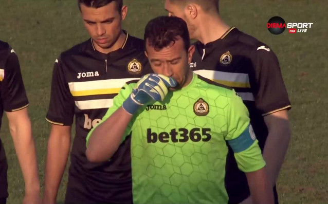 Вратарят на Славия Георги Петков навършва 42 години на днешния