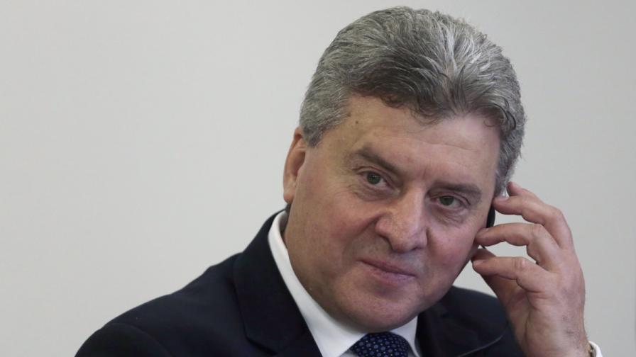 Президентът на Македония Георге Иванов